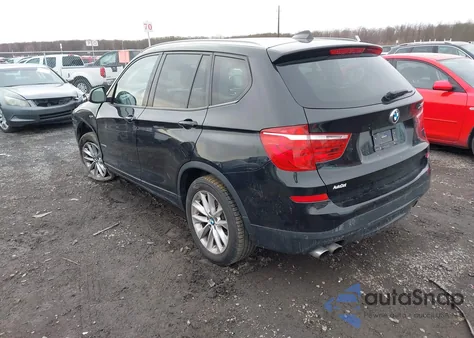 2016 BMW X3 xDrive28I z USA, uszkodzony, nr VIN 5UXWX9C55G0D87481